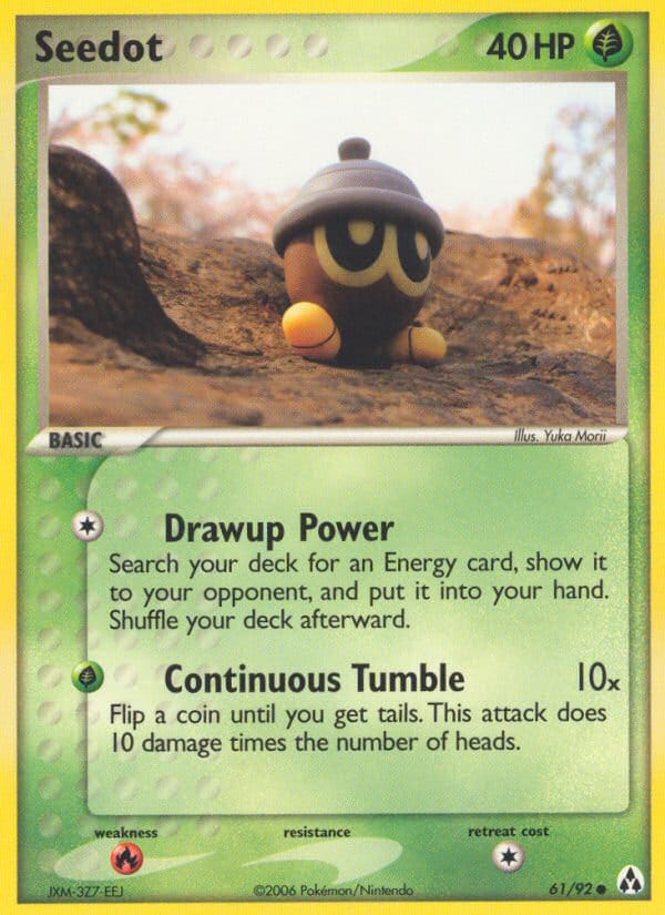Seedot, EX Legend Maker · 61/92