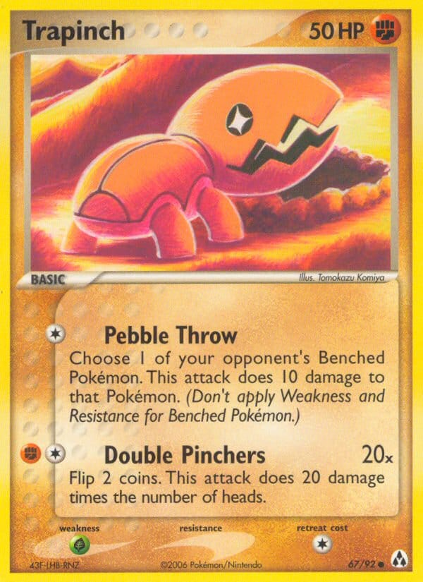 Trapinch, EX Legend Maker · 67/92