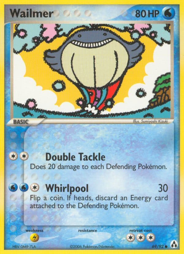 Wailmer, EX Legend Maker · 69/92