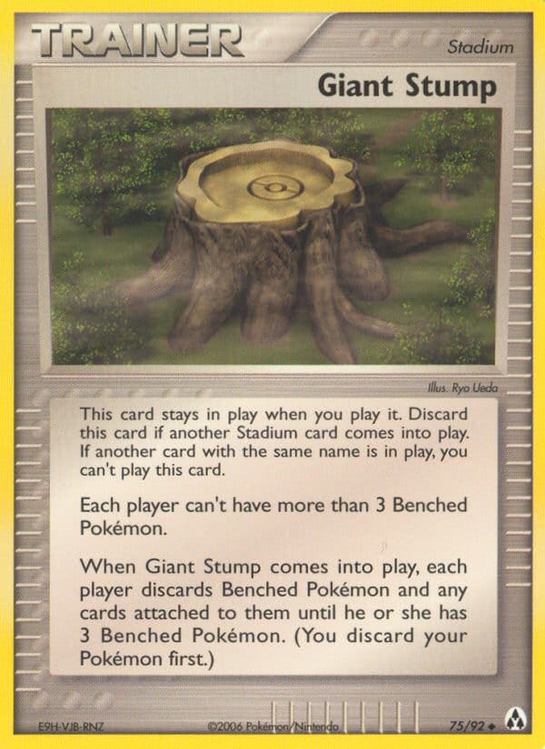 Giant Stump, EX Legend Maker · 75/92