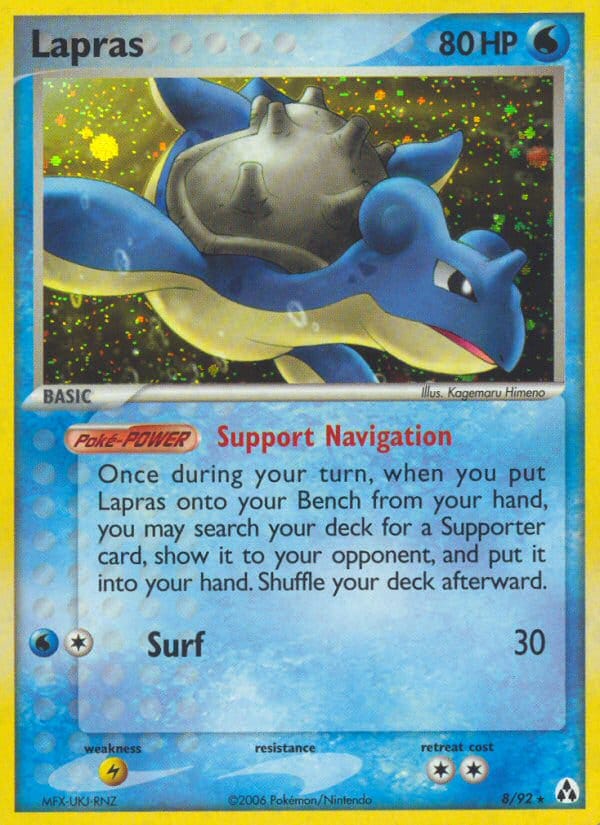 Lapras, EX Legend Maker · 8/92