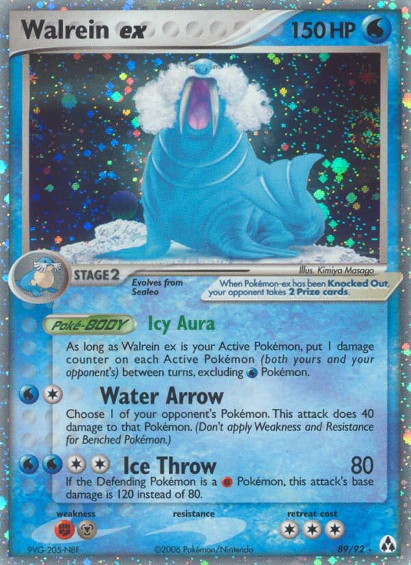 Walrein ex, EX Legend Maker · 89/92
