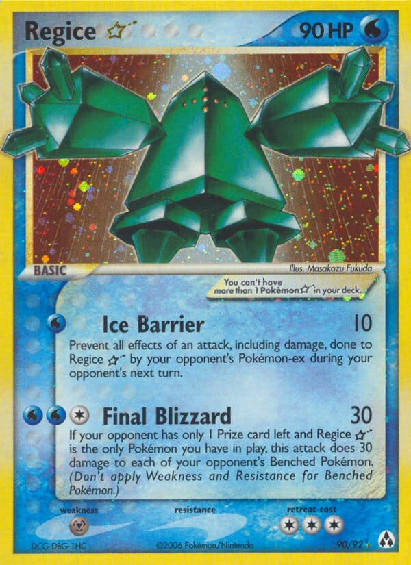 Regice Star, EX Legend Maker · 90/92