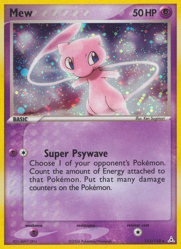 Mew, EX Holon Phantoms · 111/110