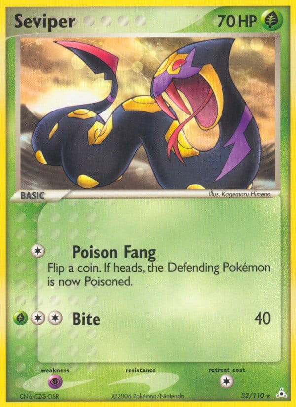 Seviper, EX Holon Phantoms · 32/110