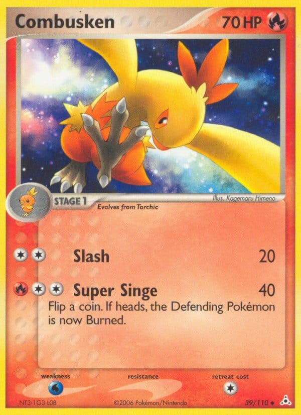 Combusken, EX Holon Phantoms · 39/110