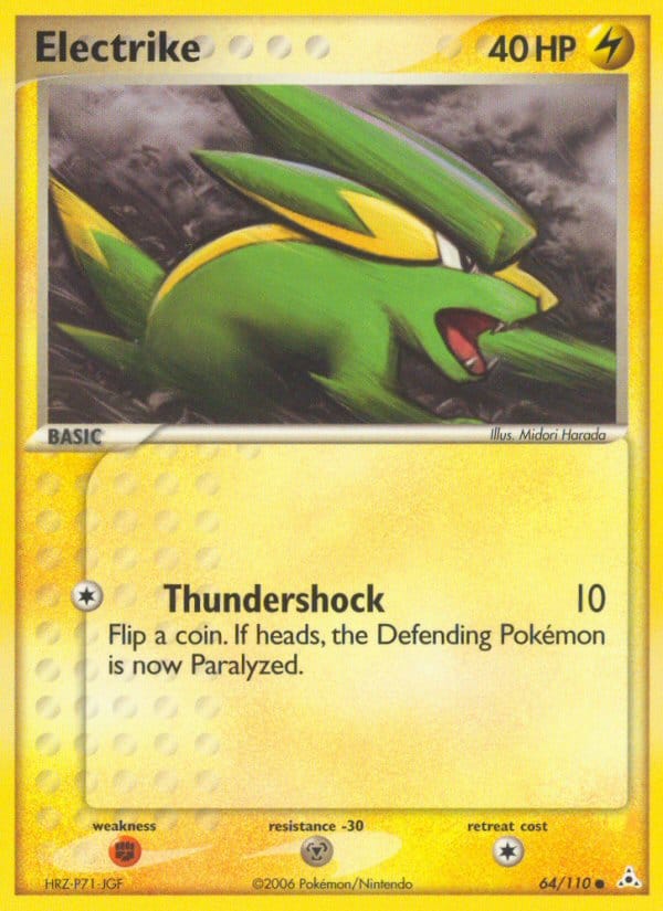 Electrike, EX Holon Phantoms · 64/110