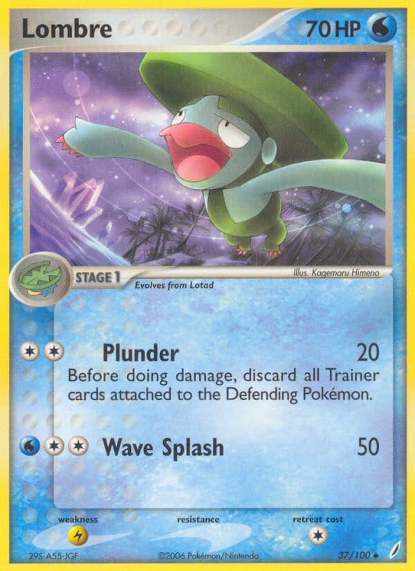 Lombre, EX Crystal Guardians · 37/100