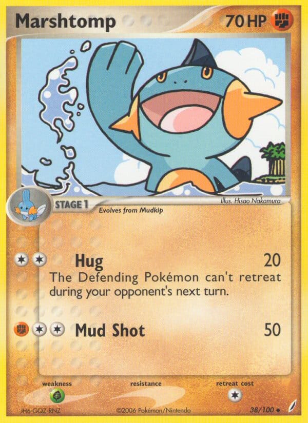 Marshtomp, EX Crystal Guardians · 38/100
