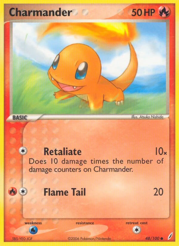 Charmander, EX Crystal Guardians · 48/100