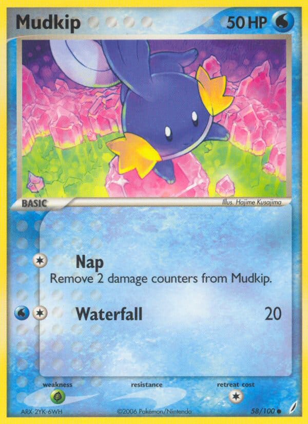 Mudkip, EX Crystal Guardians · 58/100