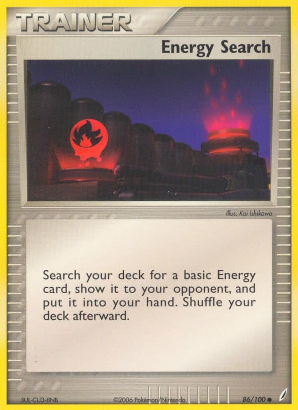 Energy Search, EX Crystal Guardians · 86/100