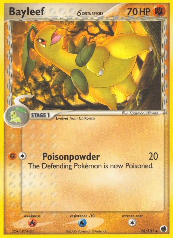 Bayleef, EX Dragon Frontiers · 26/101
