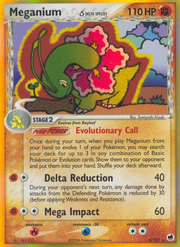 Meganium, EX Dragon Frontiers · 4/101