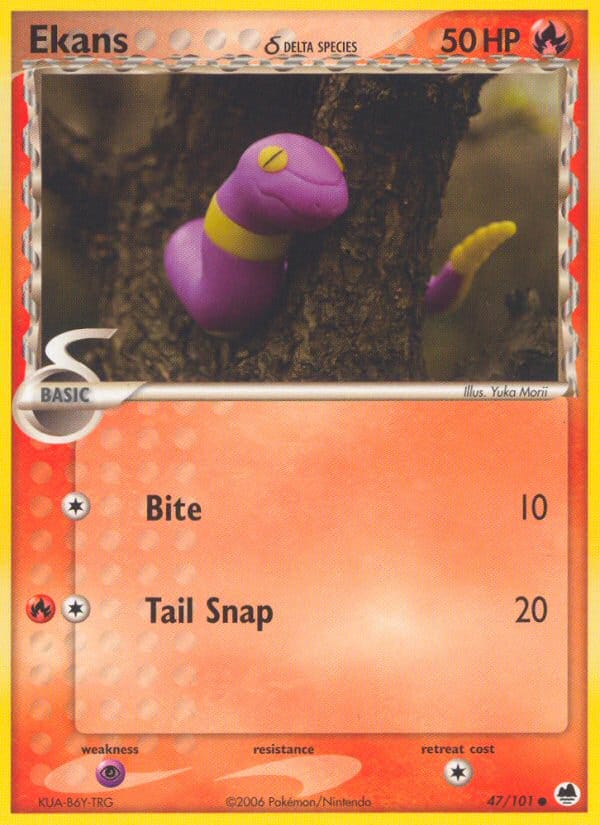 Ekans, EX Dragon Frontiers · 47/101