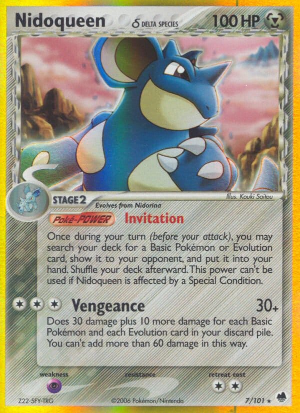 Nidoqueen, EX Dragon Frontiers · 7/101