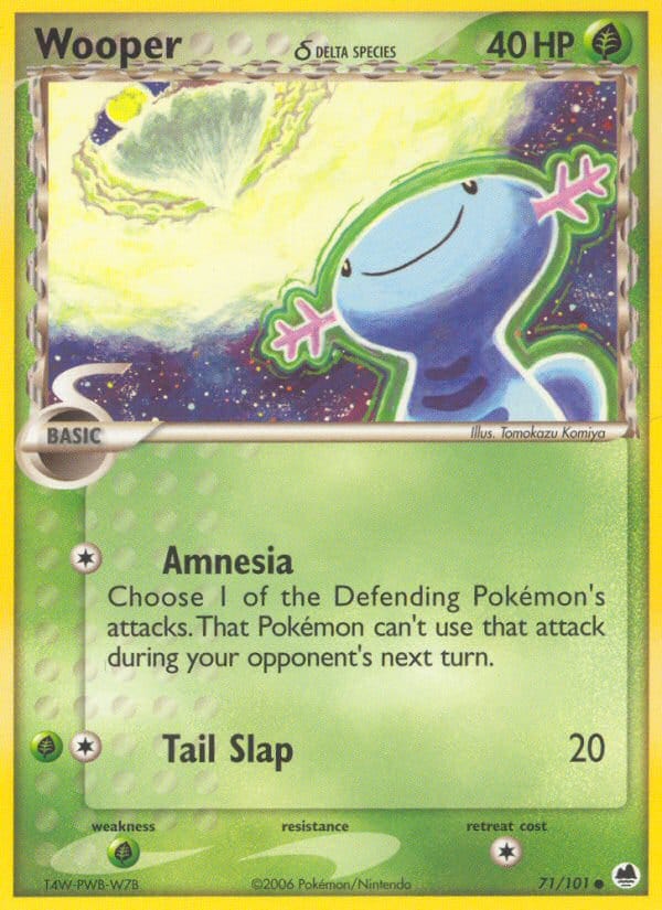 Wooper, EX Dragon Frontiers · 71/101
