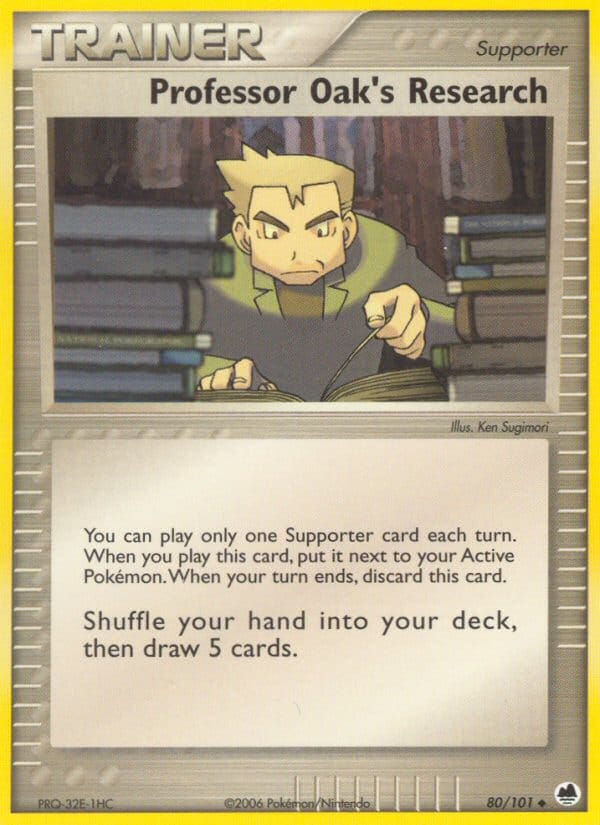 Professor Oak's Research, EX Dragon Frontiers · 80/101