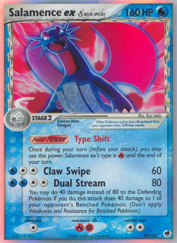 Salamence ex, EX Dragon Frontiers · 98/101