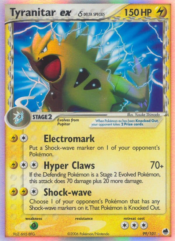 Tyranitar ex, EX Dragon Frontiers · 99/101