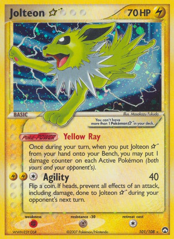 Jolteon Star, EX Power Keepers · 101/108