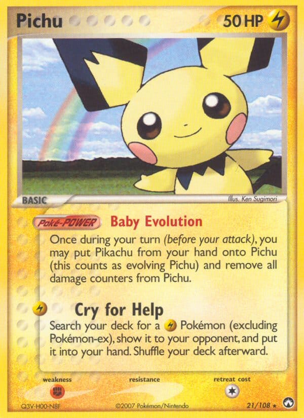 Pichu, EX Power Keepers · 21/108