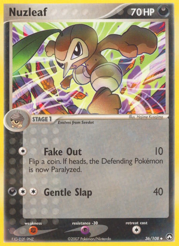 Nuzleaf, EX Power Keepers · 36/108