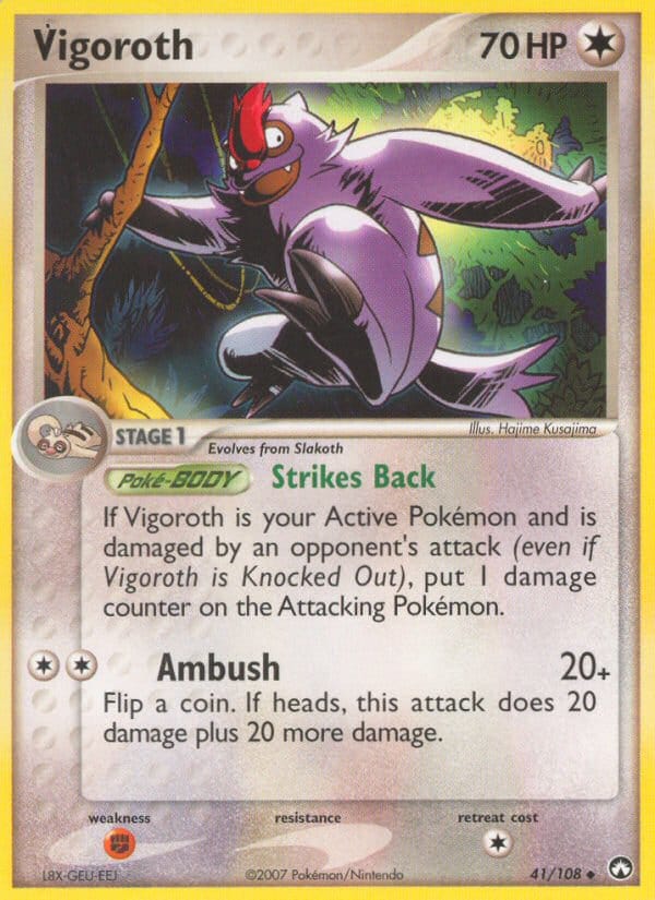 Vigoroth, EX Power Keepers · 41/108