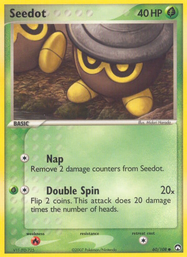 Seedot, EX Power Keepers · 60/108