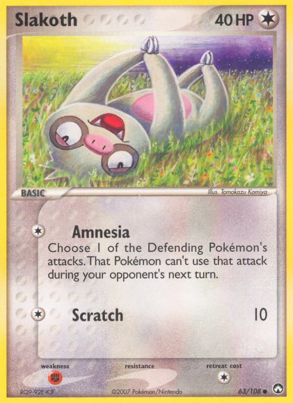 Slakoth, EX Power Keepers · 63/108