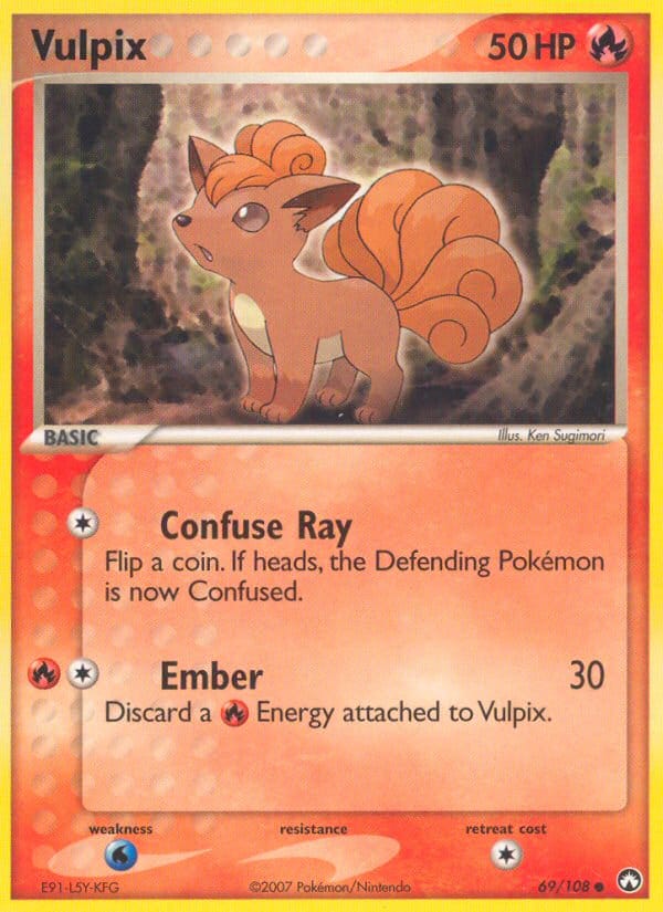 Vulpix, EX Power Keepers · 69/108