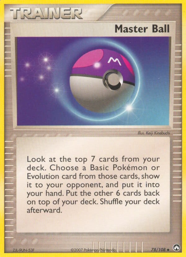 Master Ball, EX Power Keepers · 78/108