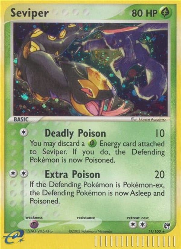 Seviper, EX Sandstorm · 11/100
