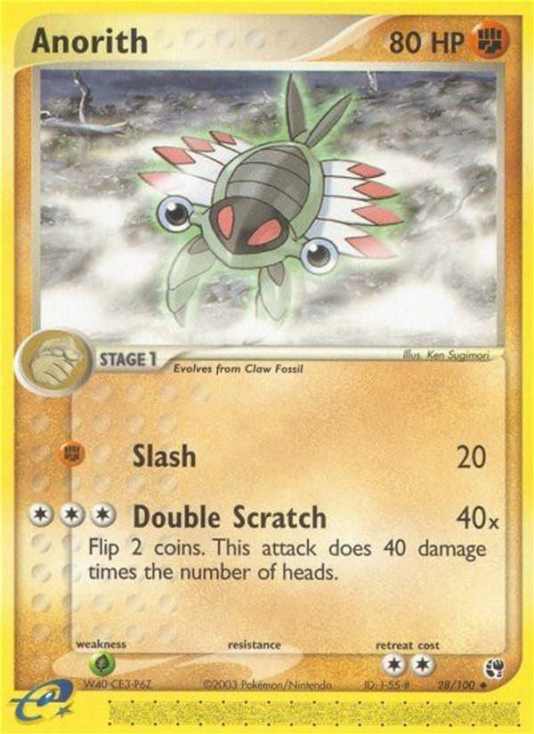 Anorith, EX Sandstorm · 28/100