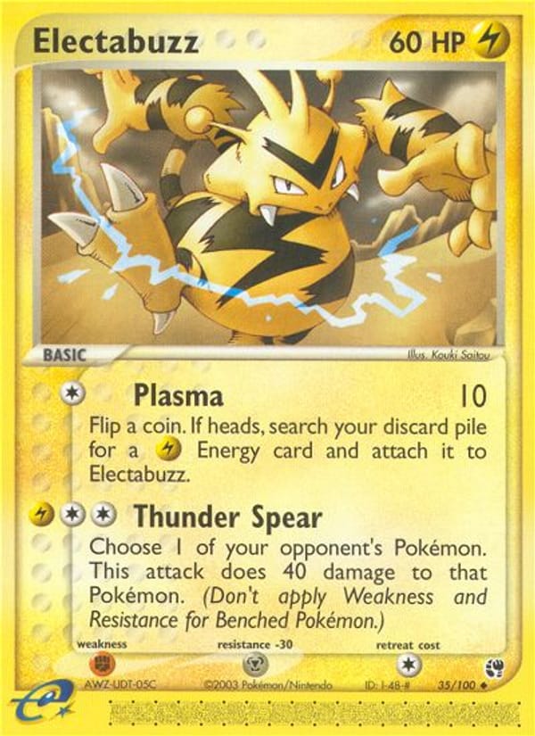 Electabuzz, EX Sandstorm · 35/100