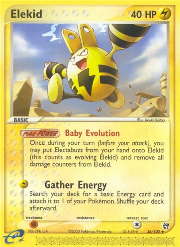 Elekid, EX Sandstorm · 36/100