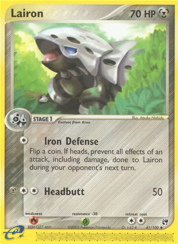 Lairon, EX Sandstorm · 41/100