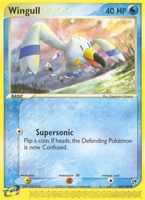 Wingull, EX Sandstorm · 84/100
