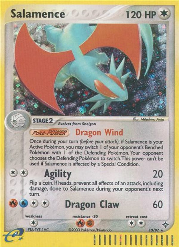 Salamence, EX Dragon · 10/97