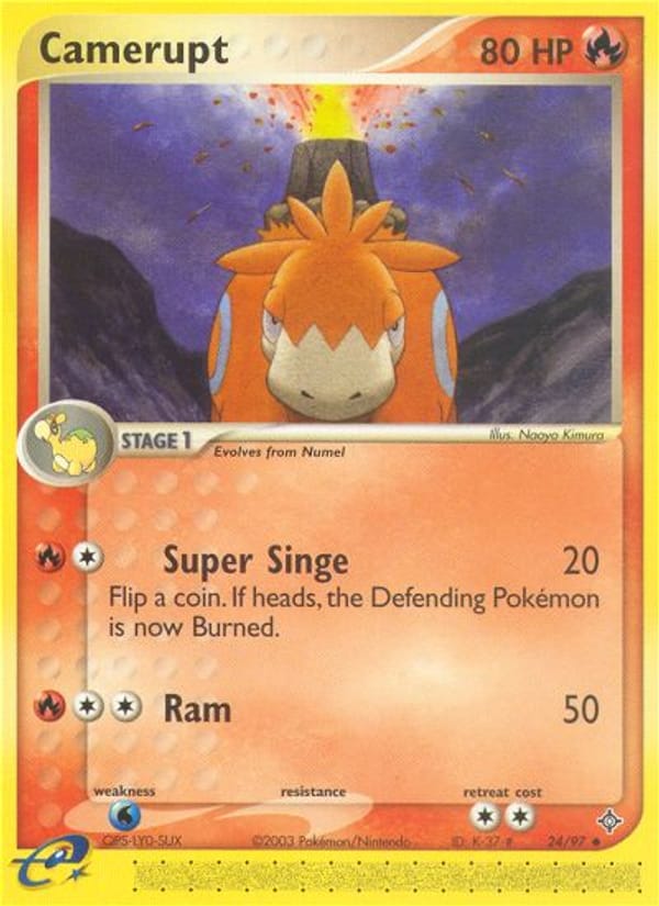 Camerupt, EX Dragon · 24/97