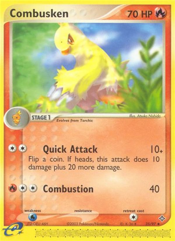 Combusken, EX Dragon · 25/97