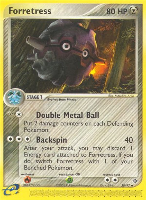 Forretress, EX Dragon · 28/97
