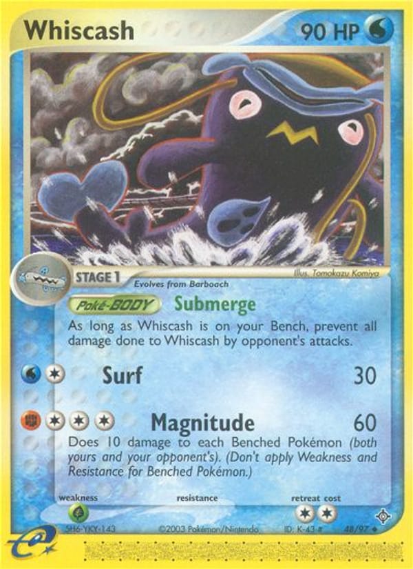 Whiscash, EX Dragon · 48/97
