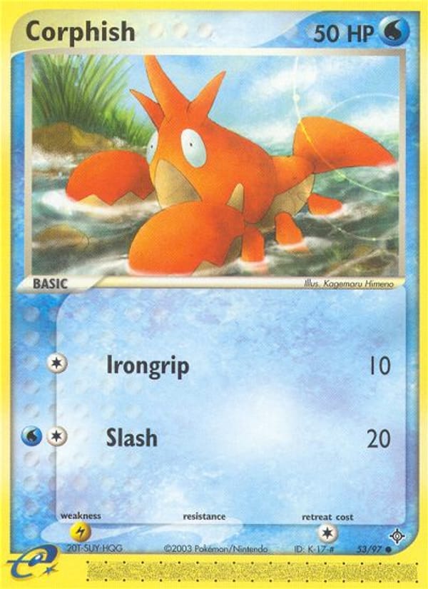 Corphish, EX Dragon · 53/97