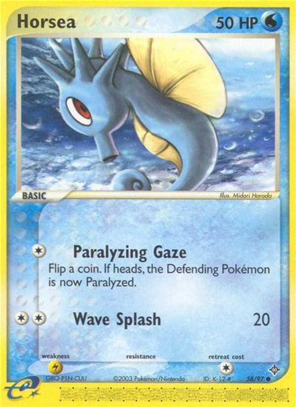 Horsea, EX Dragon · 58/97