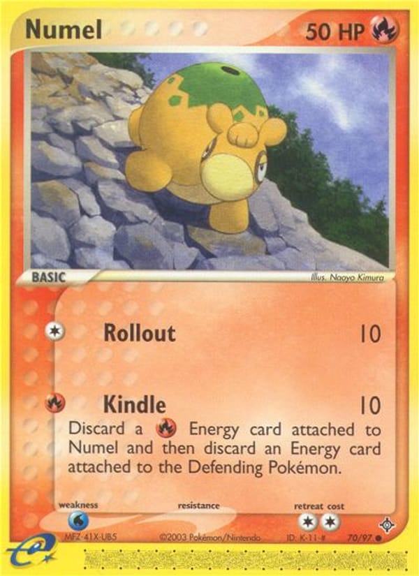 Numel, EX Dragon · 70/97