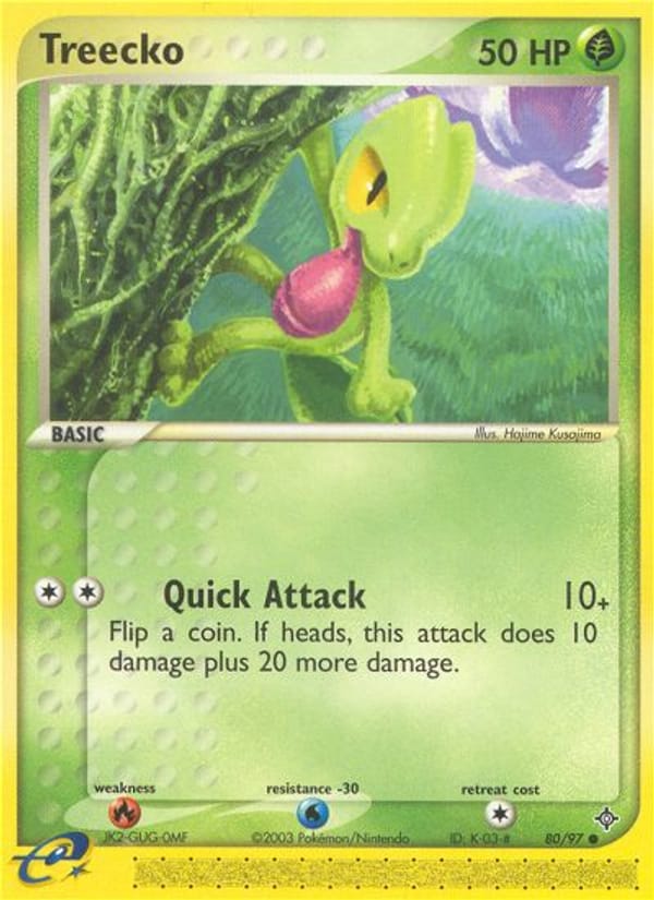 Treecko, EX Dragon · 80/97