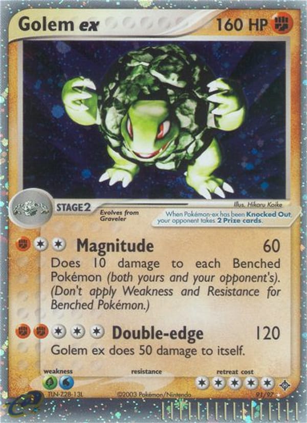 Golem ex, EX Dragon · 91/97