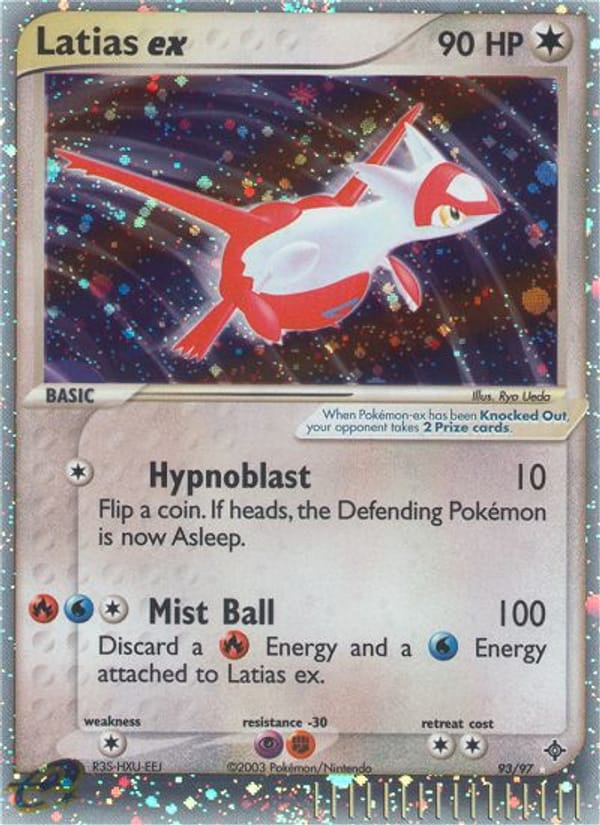 Latias ex, EX Dragon · 93/97