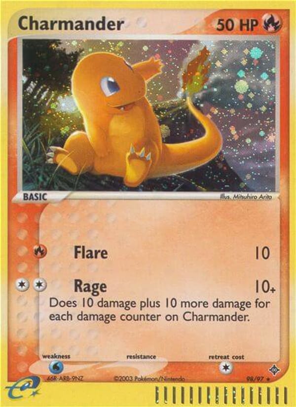 Charmander, EX Dragon · 98/97